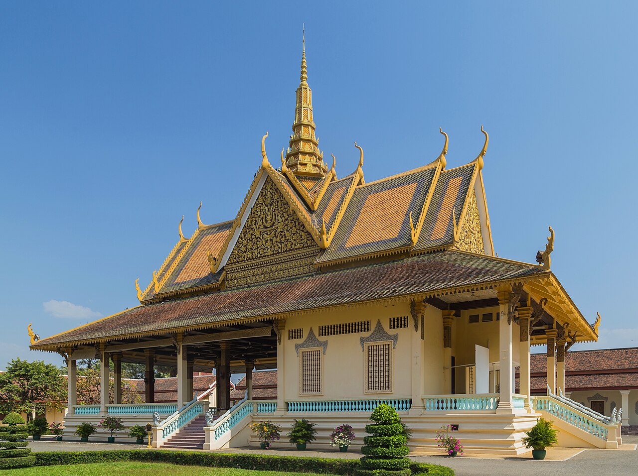 Royal Palace pavilion in Phnom Penh
