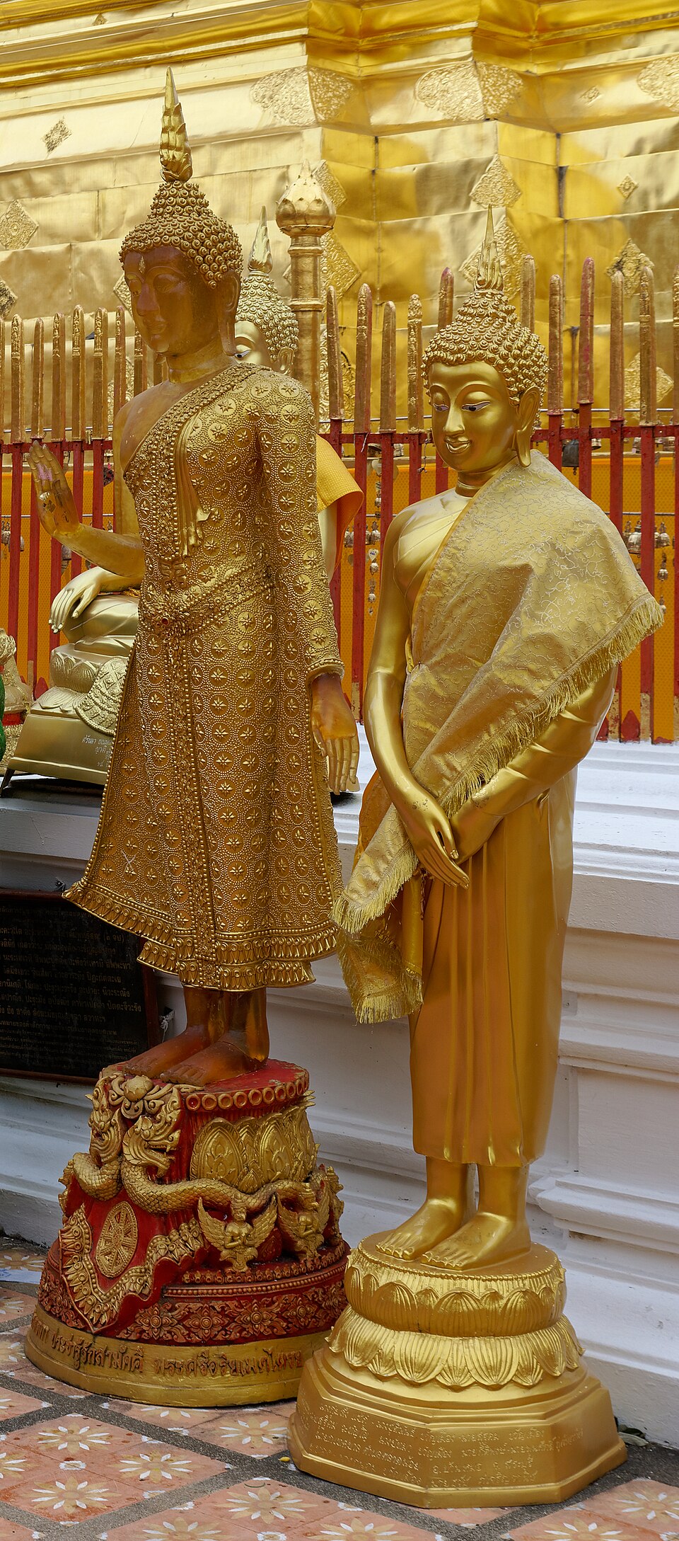Golden chedi at Doi Suthep, Chiang Mai